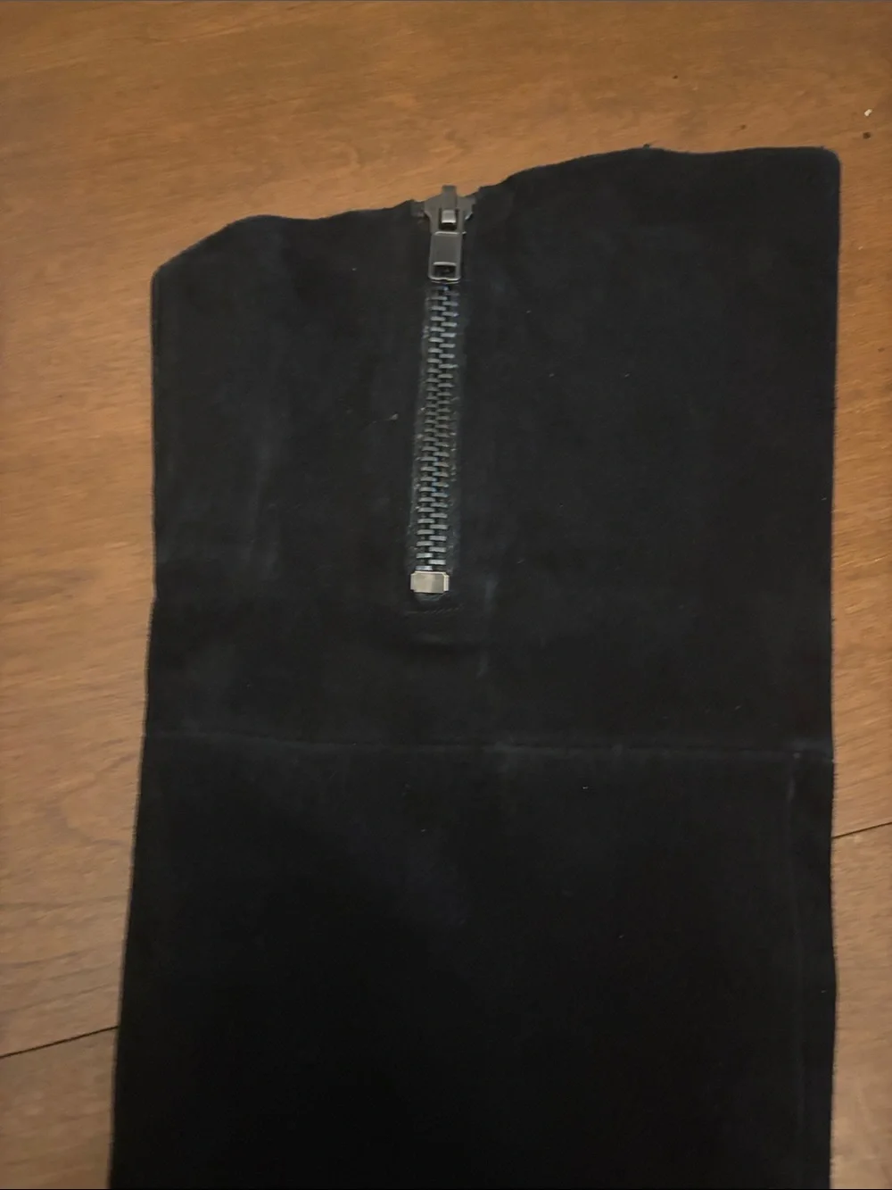 Sam Edelman S-James Black Suede Over The Knee Boots Flat Thigh High Size 9M 9